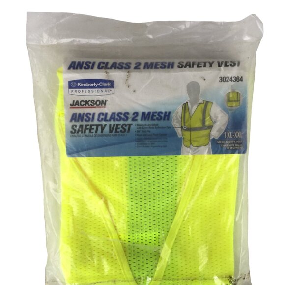 Safety Vest Hi Vis Reflective Safety Vest ANSI Class 2  3024364 Mesh 1231-532 - Picture 1 of 2